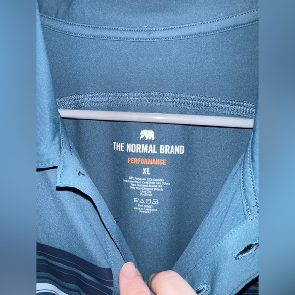 The Normal Brand script performance polo size XL - Picture 3 of 5